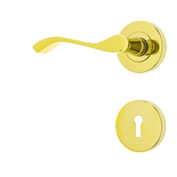 M7I40 - 2 Lever Lockset Didieri Rose